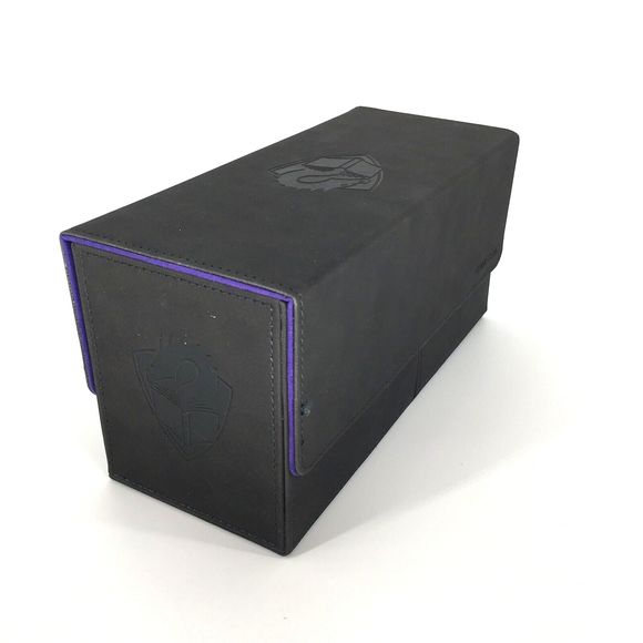 GAMEGENIC Deck Box The Academic 133+ XL BLACK/PURPLE Tolarian Kickstarter Bundle - Picture 11 of 14